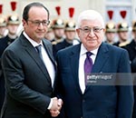 Hollande in Iraq for Meetings with Iraqi Leaders, French Forces 